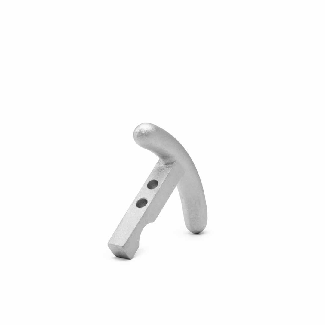 Pieza de fierro gris y aluminio para industria eléctrica