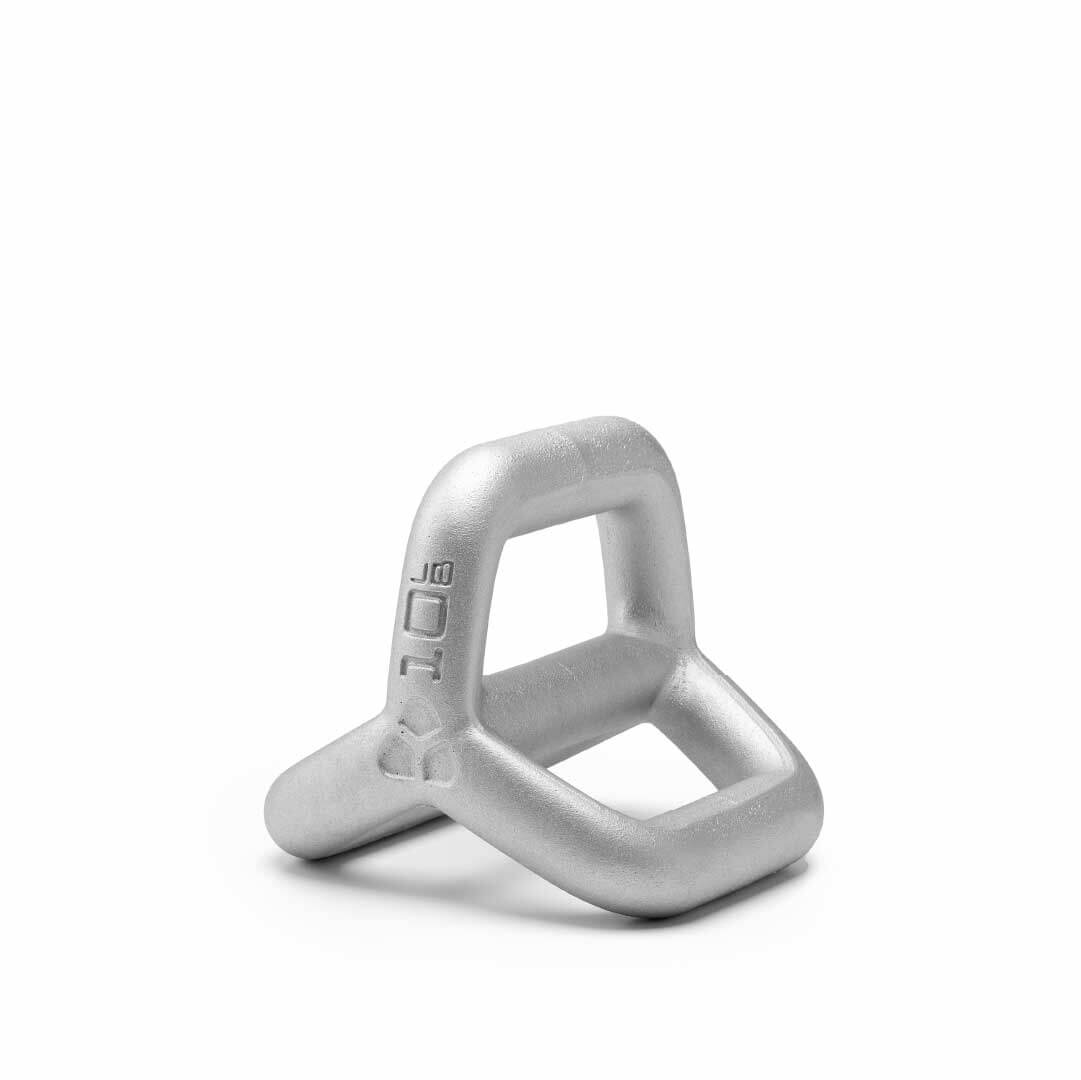 Pieza de fierro gris y aluminio para industria fitness